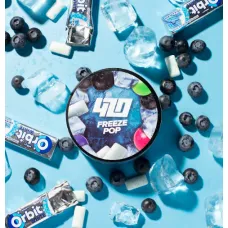 Табак 420 Classic Frost Line  Freeze Pop (Черника, жвачка «Орбит) 100 г
