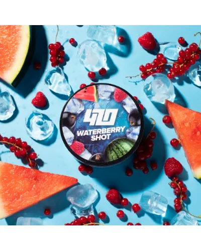Табак 420 Classic Frost Line Waterberry Shot (Смородина, малина, арбуз) 250 г