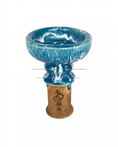 Чаша глиняна Loona bowls Meteor Blue синя