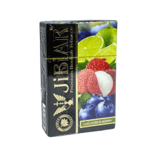 Тютюн JIBIAR Lime Lychee Blueberry (Лайм Лічі Чорниця) 50 гр