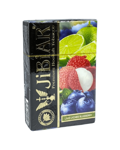 Тютюн JIBIAR Lime Lychee Blueberry (Лайм Лічі Чорниця) 50 гр