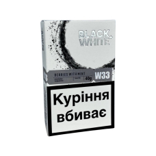 Тютюн Black & White W33 Berries With Mint (Ягоди М'ята) - 40 гр