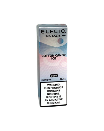 Рідина ElfLiq Cotton Candy Ice (Солодка вата) 30 мл, 30 мг
