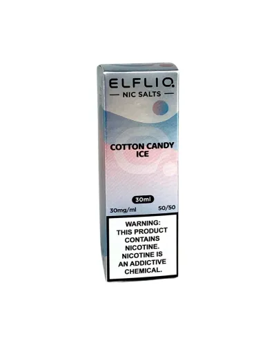 Жидкость ElfLiq Cotton Candy Ice (Сладкая вата) 30 мл, 30 мг