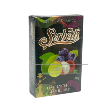 Тютюн Serbetli Lime Lychee Blueberry (Лайм лічі чорниця) 50 грам
