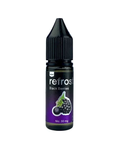 Жидкость Refrost Salt Black Berries (Ежевика, черная смородина) 15 мл, 30 мг