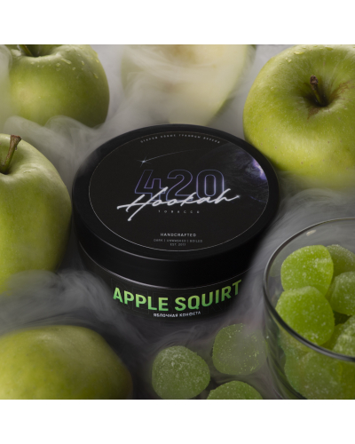 Табак 420 Classic Apple Squirt (Яблочная конфета) 100 грамм