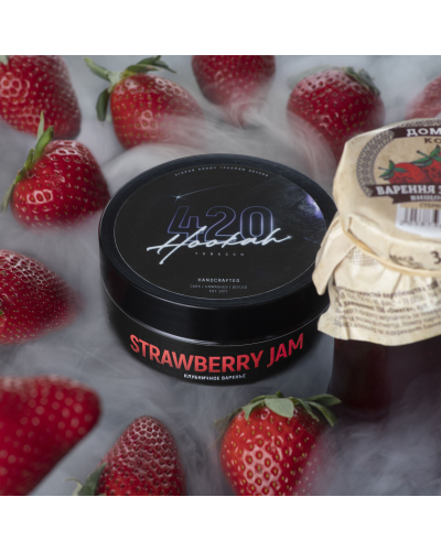 Тютюн 420 Classic Strawberry jam (Полуничне варення) 100 грам