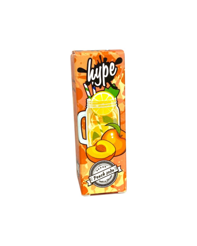 Жидкость Hype New Salt Peach soda (Персиковая содовая) 10 мл 50 мг