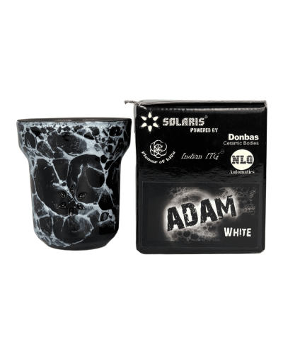 Чаша глиняна Solaris Adam White Black