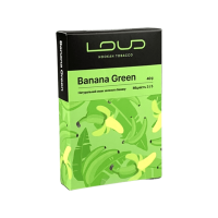 Табак LOUD Banana Green (Натуральный вкус зеленого банана) 40 г. 