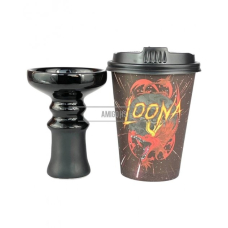 Чаша глиняная Loona bowls Crater Black