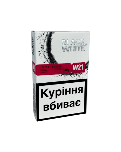 Табак Black & White W21 Ice Watermelon (Лед Арбуз) - 40 гр