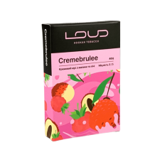 Табак LOUD Cremebrulee (Кремовый мус из малины и личи) 40 г.