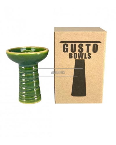 Чаша Gusto bowls Classic Phunnel Glaze зелена
