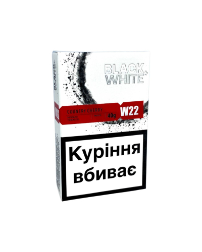 Табак Black & White W22 Country Cherry (Вишня) - 40 гр