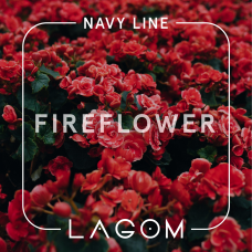 Тютюн Lagom Navy Fireflower (Квітковий смак) 200 гр