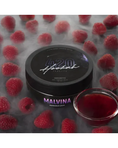 Табак 420 Classic Malvina (Малиновый джем) 100 грамм