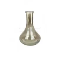 Колба Drop 2x2 hookah коричнева прозора