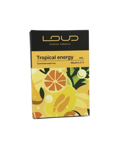 Тютюн  LOUD Tropical energy (Тропічний енергетик) 40 г.