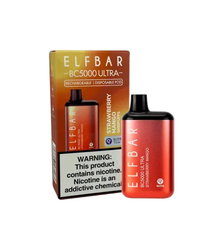 Elf Bar BC5000 Strawberry Mango (Полуниця Манго)