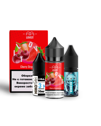 Набір FlavorLab Love it Cherry Strawberry (Вишня Полуниця) 30 ml 25 mg