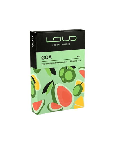 Табак LOUD GOA (Гуава с цитрусовыми нотками) 40 г.