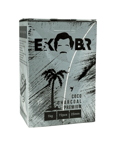 Кокосове вугілля ESKOBAR (72 кубика) 1 кг в коробці