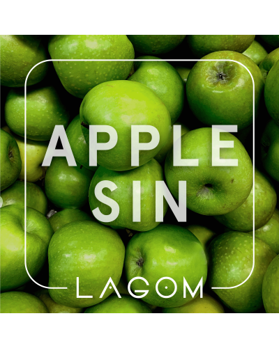 Тютюн Lagom Main Apple Sin (Зелене Яблуко) 200 гр