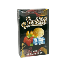 Тютюн Serbetli Ice Strawberry Melon (Полуниця Диня Лід) 50 гр
