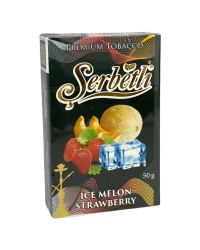 Табак Serbetli Ice Strawberry Melon (Клубника Дыня Лед) 50 гр