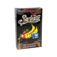 Табак Serbetli Ice Banana Strawberry (Банан Клубника Лед) 50гр
