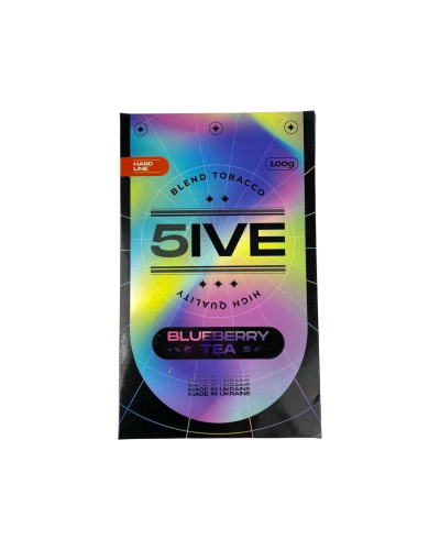 Тютюн 5IVE Hard Blueberry Tea (Чорничий чай)100 гр