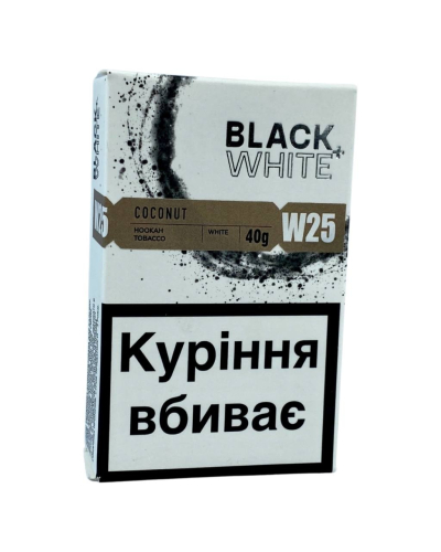 Тютюн Black & White W25 Coconut (Кокос) 40 гр