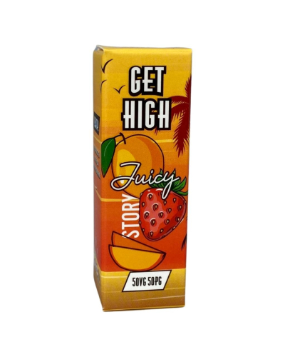 Жидкость Get High Juicy Story (Манго, клубника, персик) 10 мл, 30 мг