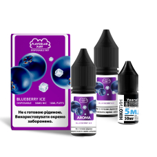 Набір FlavorLab Disposable Puff Blueberry Ice (Чорниця Лід) 10 ml 50 mg 