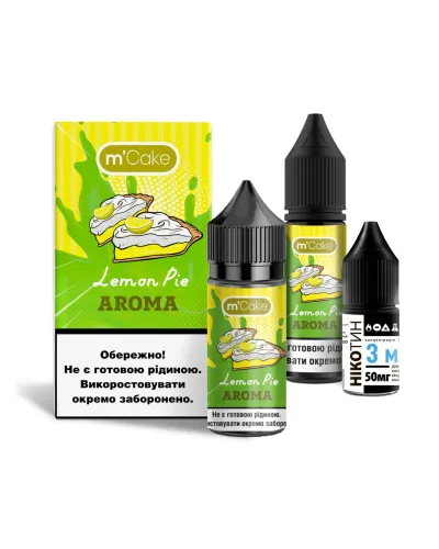 Набор Flavorlab M-Cake Lemon Pie (Лимонный пирог) 30 ml 50 mg