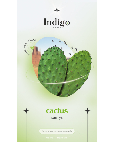 Безнікотинова суміш Indigo Cactus (Кактус) 100 гр