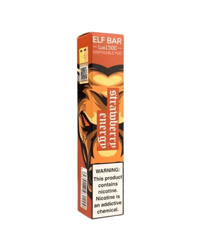 Elf Bar 1500 Lux ORIGINAL Клубничный Энергетик (Strawberry Energy)
