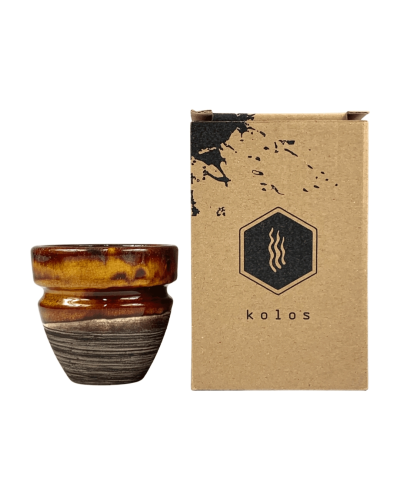 KOLOS. Чаша глиняна в глазурі Kolos Ricule 01
