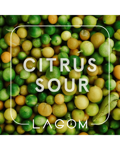 Табак Lagom Main Citrus Sour (Лимон Лайм) 200 гр