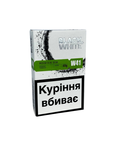 Тютюн Black & White W41 Mountain Dew (Кисло-солодка содова) 40 гр