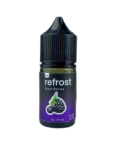 Жидкость Refrost Salt Black Berries (Ежевика, черная смородина) 30 мл, 30 мг