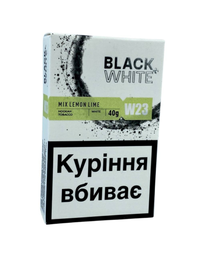 Табак Black & White W23 Mix Lemon Lime (Лимон Лайм) – 40 гр