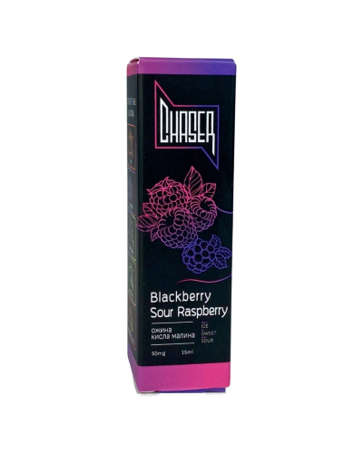 Жидкость Chaser Black Blackberry Sour Raspberry (Ежевика Малина) 15 мл, 30 мг