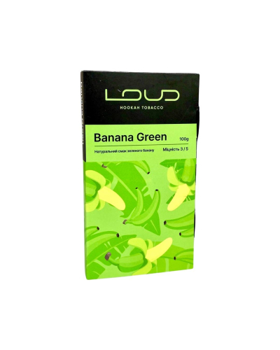 Табак LOUD Banana Green (Зелёный банан) 100 г