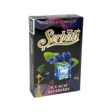 Тютюн Serbetli Ice acai blueberry (Айс асаї чорниця) 50 гр