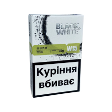 Тютюн Black & White W15 Soursop (Яблуко Вершки) - 40 гр