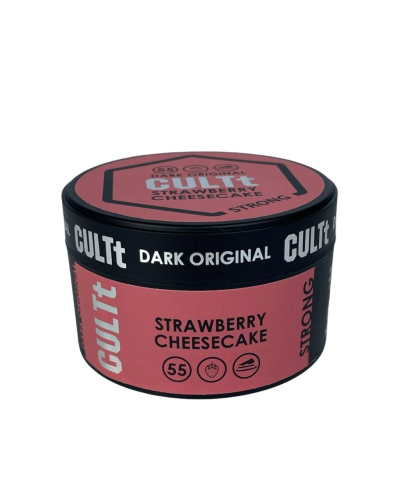 Табак CULTt Strong DS55 Strawberry Cheesecake (Клубничный Чизкейк) 100 гр