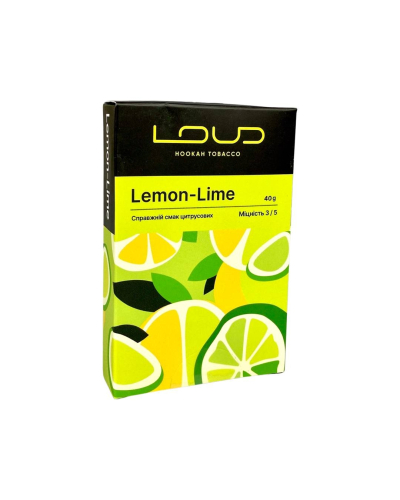 Табак LOUD Lemon-Lime (Лимон Лайм) 40 гр